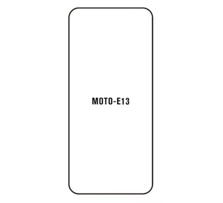 Hydrogel - ochranná fólia - Motorola Moto E13