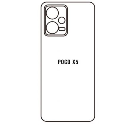 Hydrogel - zadná ochranná fólia - Xiaomi Poco X5 5G 
