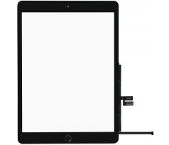 Apple iPad 7 (10.2) 2019, iPad 8 (10.2) 2020 - dotyková plocha, sklo (digitizér) + home tlačítko - čierne