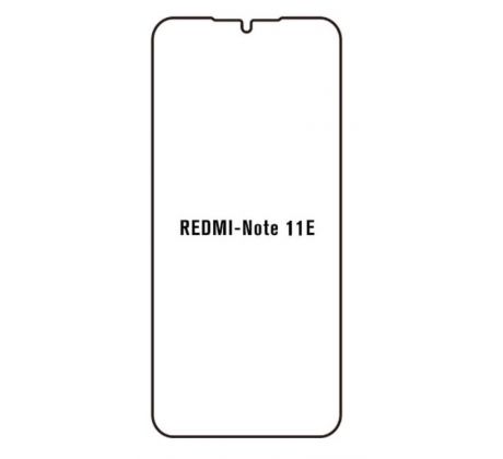 UV Hydrogel s UV lampou - ochranná fólia - Xiaomi Redmi Note 11E 5G 