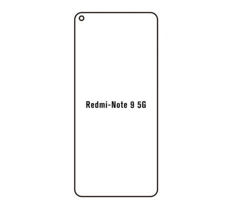 UV Hydrogel s UV lampou - ochranná fólia - Xiaomi Redmi Note 9 5G  