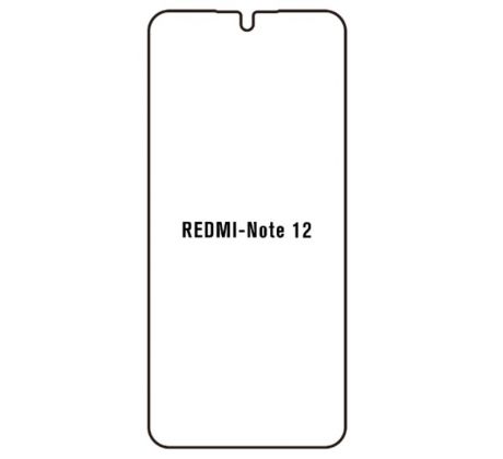 Hydrogel - ochranná fólia - Xiaomi Redmi Note 12 4G (case friendly)