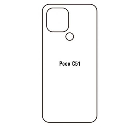 Hydrogel - matná zadná ochranná fólia - Xiaomi Poco C51