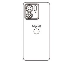 Hydrogel - zadná ochranná fólia - Motorola Edge 40