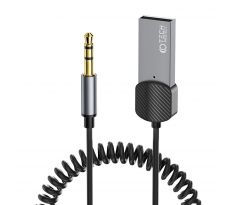 KÁBEL TECH-PROTECT ULTRABOOST BLUETOOTH AUX AUDIO ADAPTER CABLE GREY