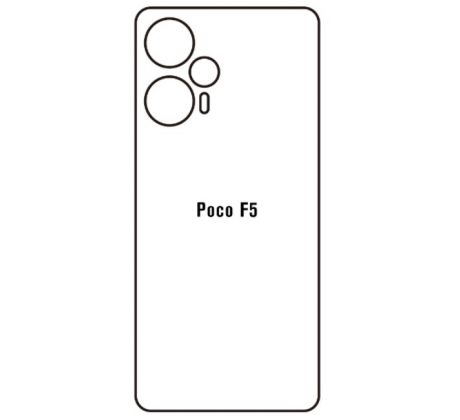 Hydrogel - matná zadná ochranná fólia - Xiaomi Poco F5