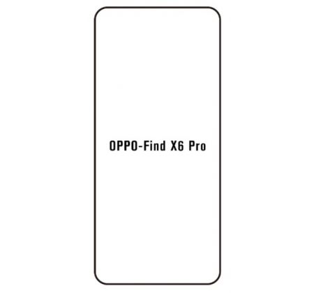 Hydrogel - ochranná fólia - OPPO Find X6 Pro