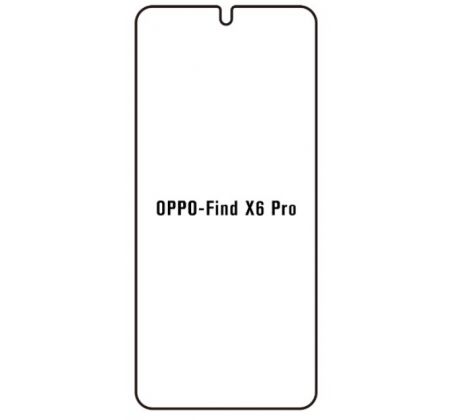 Hydrogel - matná ochranná fólia - OPPO Find X6 Pro