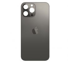 Apple iPhone 14 Pro - Sklo zadného housingu so zväčšeným otvorom na kameru - Space Black