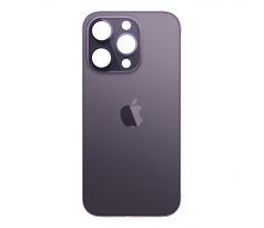 Apple iPhone 14 Pro - Sklo zadného housingu so zväčšeným otvorom na kameru - Deep Purple