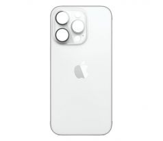 Apple iPhone 14 Pro Max - Sklo zadného housingu so zväčšeným otvorom na kameru - Silver 