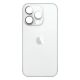 Apple iPhone 14 Pro Max - Sklo zadného housingu so zväčšeným otvorom na kameru - Silver 