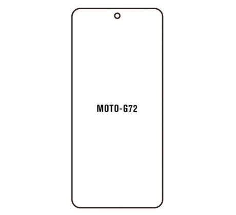 Hydrogel - ochranná fólia - Motorola Moto G72 (case friendly)