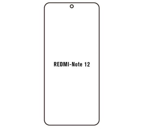 Hydrogel - matná ochranná fólia - Xiaomi Redmi Note 12 5G