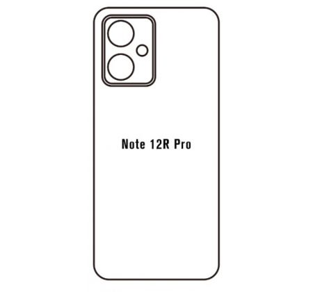 Hydrogel - matná zadná ochranná fólia - Xiaomi Redmi Note 12R Pro