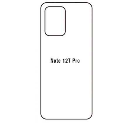 Hydrogel - zadná ochranná fólia - Xiaomi Redmi Note 12T Pro