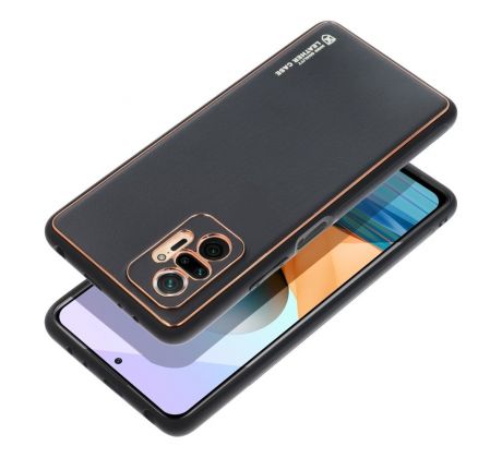 LEATHER Case  Xiaomi Redmi Note 12 5G čierny