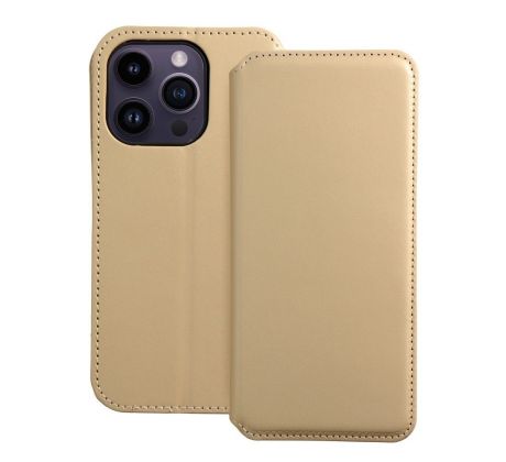 Dual Pocket book  iPhone 14 Pro  zlatý