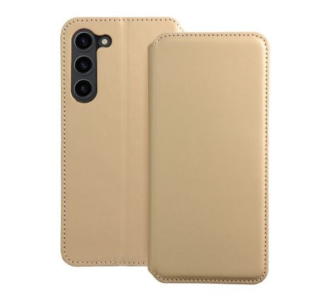 Dual Pocket book  Samsung Galaxy S23 Plus  zlatý
