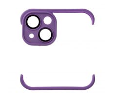 Bumper s ochranou zadnej kamery pre  iPhone 13  fialový