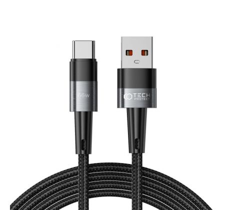 KÁBEL TECH-PROTECT ULTRABOOST TYPE-C CABLE 66W/6A 200CM GREY
