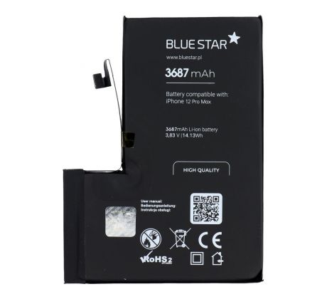 Batéria iPhone 12 Pro Max 3687mAh  Blue Star HQ
