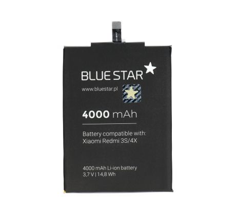 Batéria Xiaomi Redmi 3/3S/3X/4X (BM47) 4000 mAh Li-Ion Blue Star