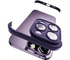 Bumper s ochranou zadnej kamery pre  iPhone 14 Pro  fialový