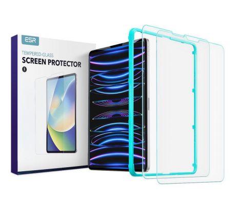 OCHRANNÉ TVRDENÉ SKLO ESR TEMPERED GLASS 2-PACK iPad Pro 12.9 2020 / 2021 / 2022 CLEAR