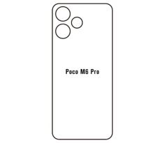 Hydrogel - matná zadná ochranná fólia - Xiaomi Poco M6 Pro