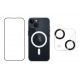 3PACK - Hydrogel + Crystal Air kryt s MagSafe + ochranné sklíčko kamery pre iPhone 13 mini