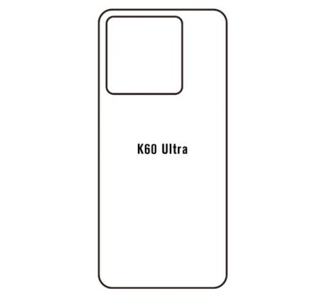 Hydrogel - matná zadná ochranná fólia - Xiaomi Redmi K60 Ultra