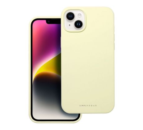 Roar Cloud-Skin Case -  iPhone 14 Plus Light žltý