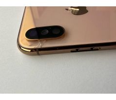ZĽAVA - Apple iPhone XS - Zadný Housing - zlatý (ROZBITÉ SKLO)