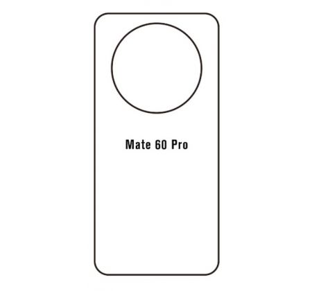 Hydrogel - matná zadná ochranná fólia - Huawei Mate 60 Pro