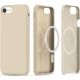 KRYT TECH-PROTECT SILICONE MAGSAFE iPhone 7 / 8 / SE 2020 / 2022 BEIGE