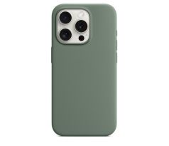 iPhone 15 Pro Max Silicone Case s MagSafe - Cypress design (zelený)