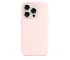 iPhone 15 Pro Max Silicone Case s MagSafe - Light Pink design (ružový)