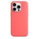 iPhone 15 Pro Silicone Case s MagSafe - Guava design (lososový)