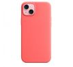 iPhone 15 Plus Silicone Case s MagSafe - Guava design (lososový)