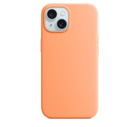iPhone 15 Plus Silicone Case s MagSafe - Orange Sorbet design (oranžový)
