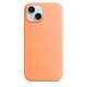 iPhone 15 Plus Silicone Case s MagSafe - Orange Sorbet design (oranžový)