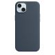 iPhone 15 Plus Silicone Case s MagSafe - Storm Blue  design (tmavomodrý)