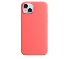 iPhone 15 Silicone Case s MagSafe - Guava design (lososový)
