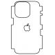 Hydrogel - matná zadná ochranná fólia - iPhone 15 Pro