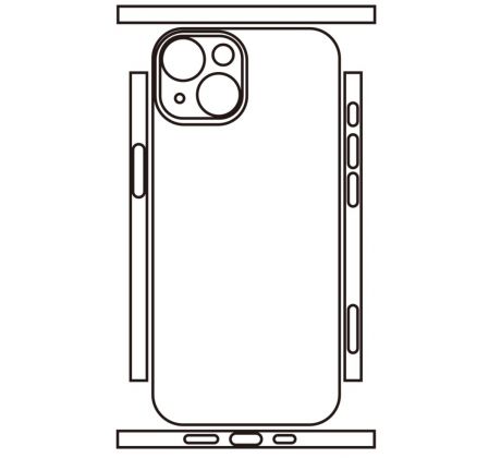 Hydrogel - zadná ochranná fólia - iPhone 15 Plus  