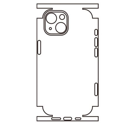 Hydrogel - zadná ochranná fólia - iPhone 15