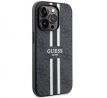 Original   GUESS GUHMP14LP4RPSK  iPhone 14 Pro (Magsafe 4G Printed Stripes / čierny)