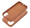Roar Kožený kryt Mag Case -  iPhone 14 Brown