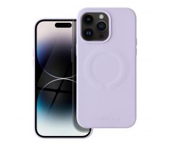 Roar Kožený kryt Mag Case -  iPhone 14 Pro Max fialový